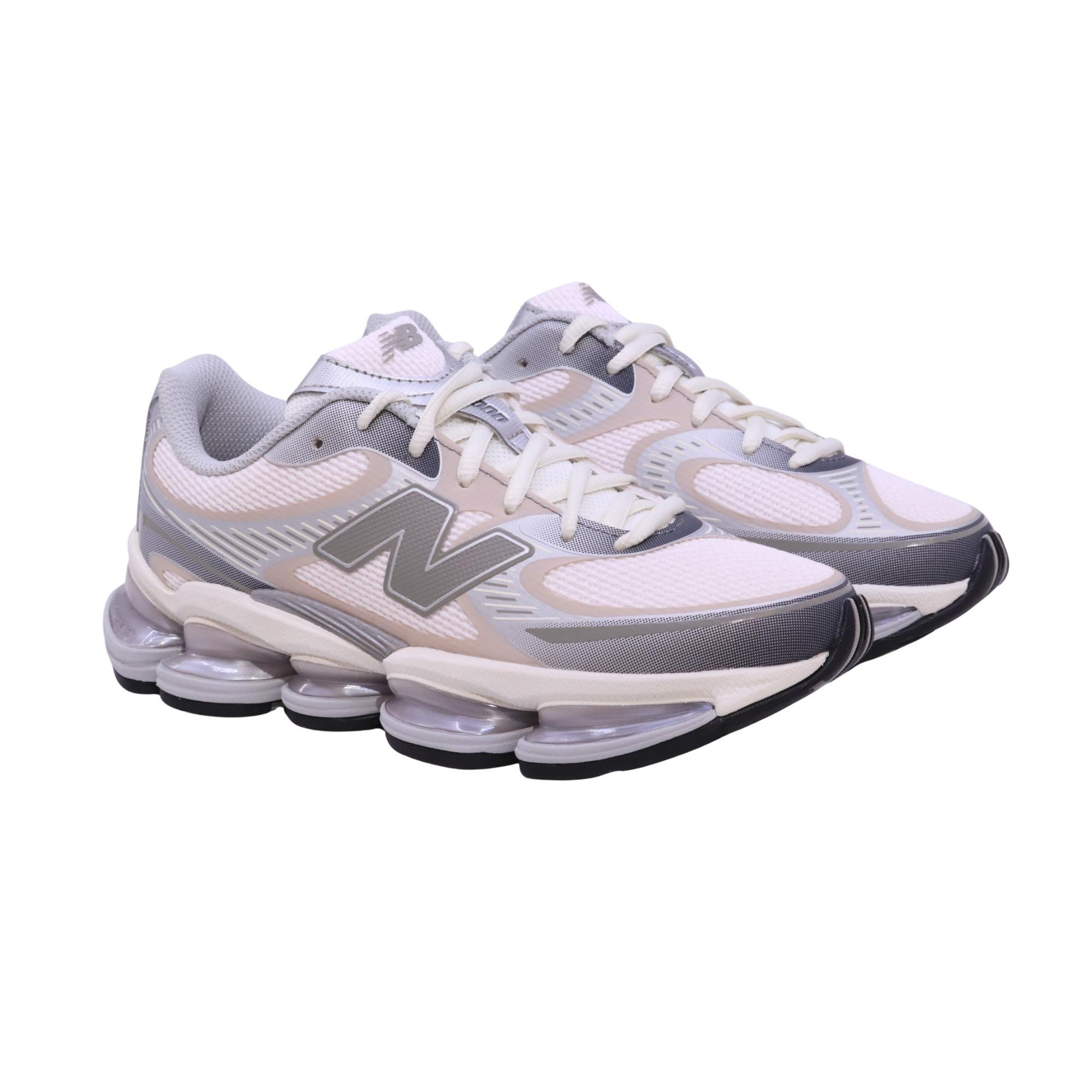 New Balance ABZORB 2000 sneaker in tessuto grigio e rosa 