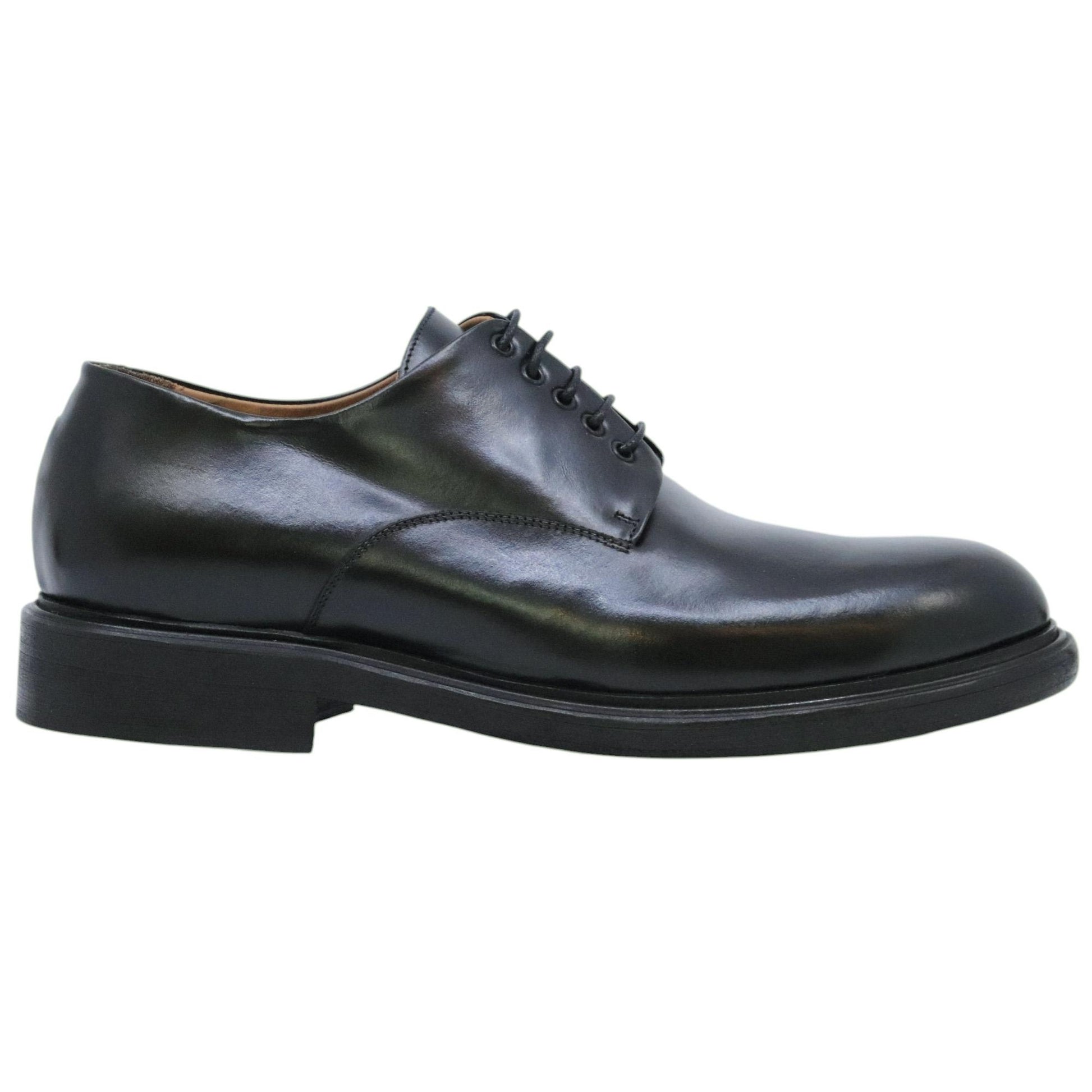 Crispiniano 860 scarpa derby uomo pelle nera 