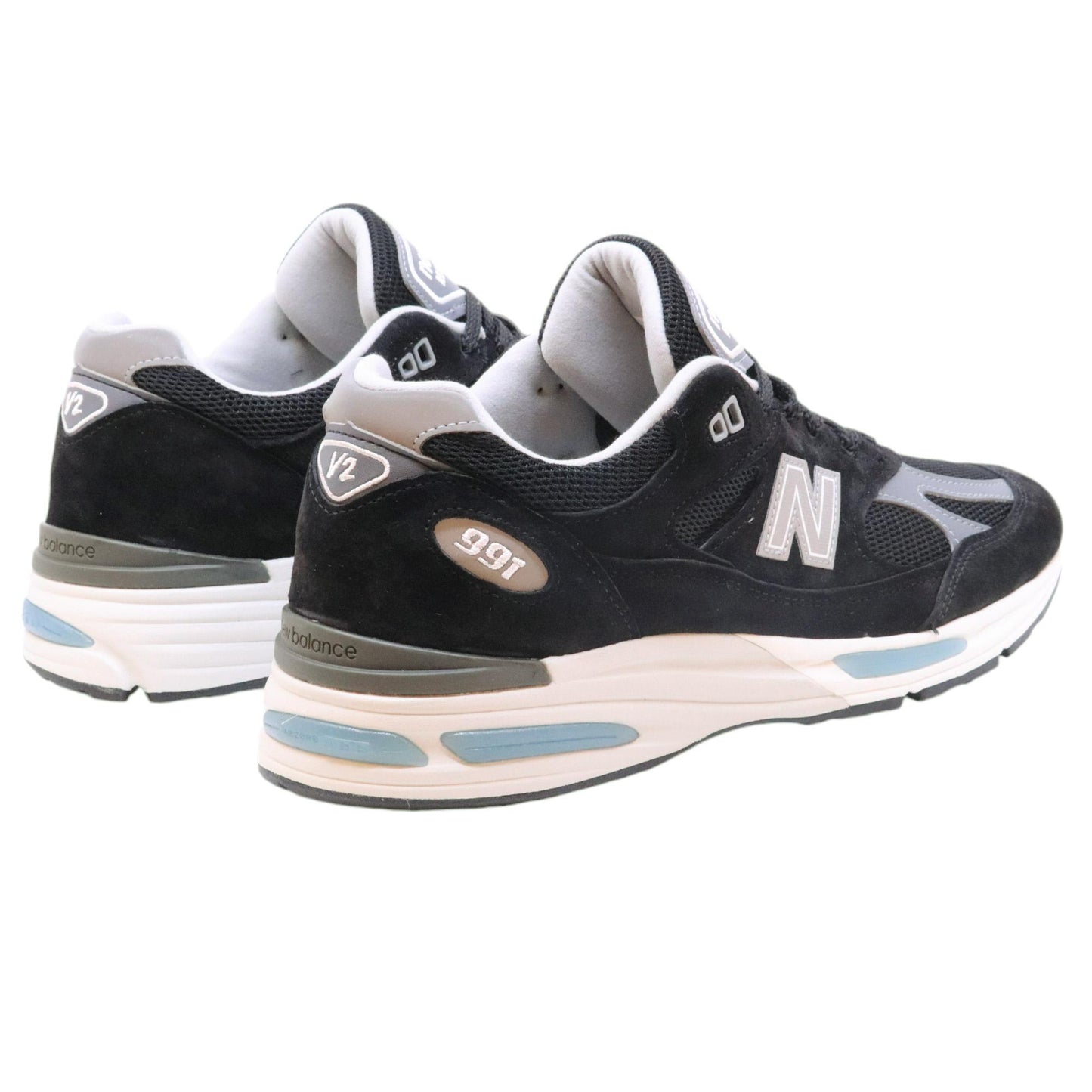 New Balance 991 sneaker unisex in tessuto e camoscio nero 