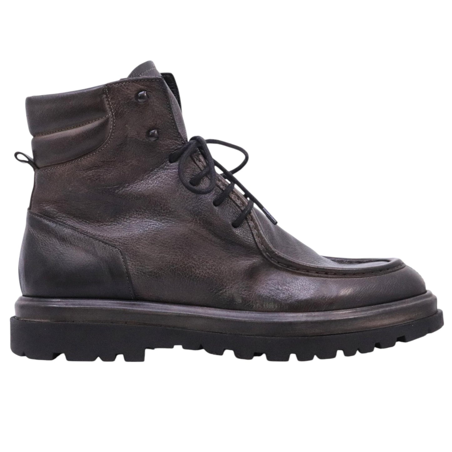 Pawelk's 22800 stivaletto uomo pelle grigia sfumata bordo norvegese 