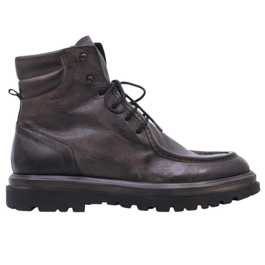 Pawelk's 22800 stivaletto uomo pelle grigia sfumata bordo norvegese 