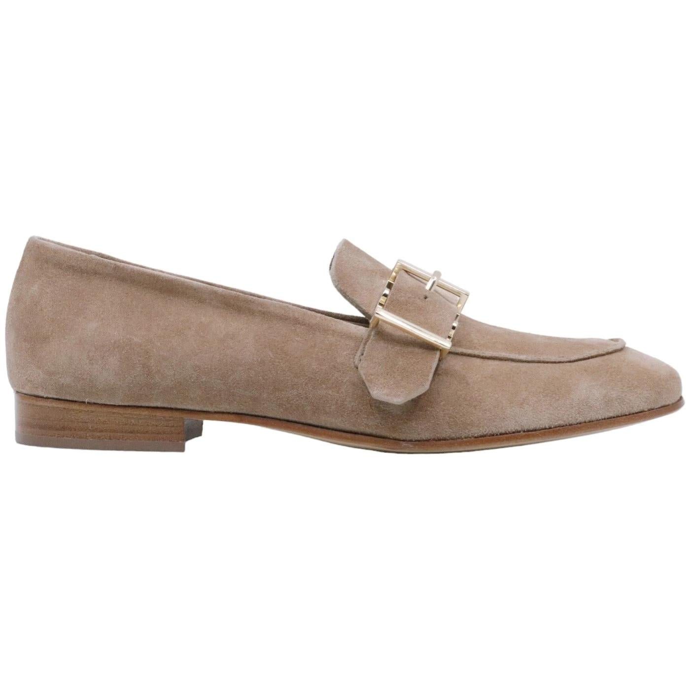 Mocassino donna Triver Flight 762 02 in camoscio sabbia 