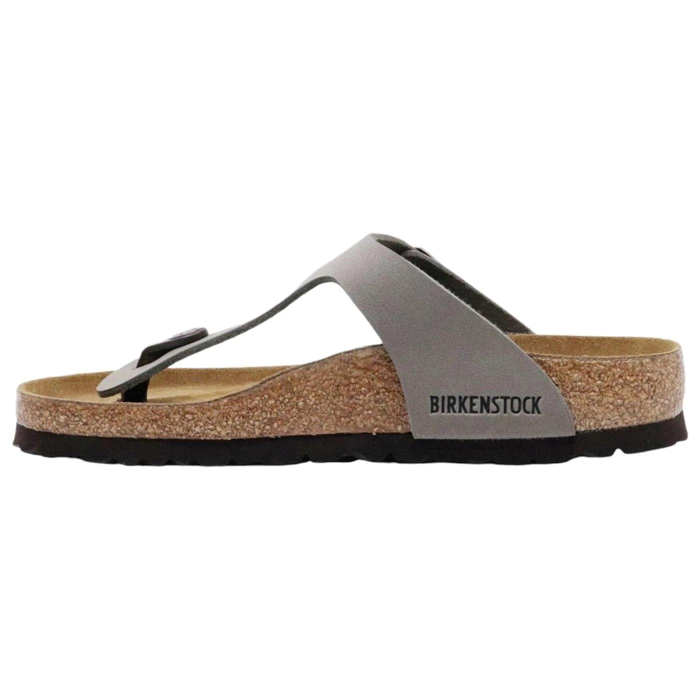 Birkenstock Gizeh Birkibuc Stone sandalo infradito Regular Fit 