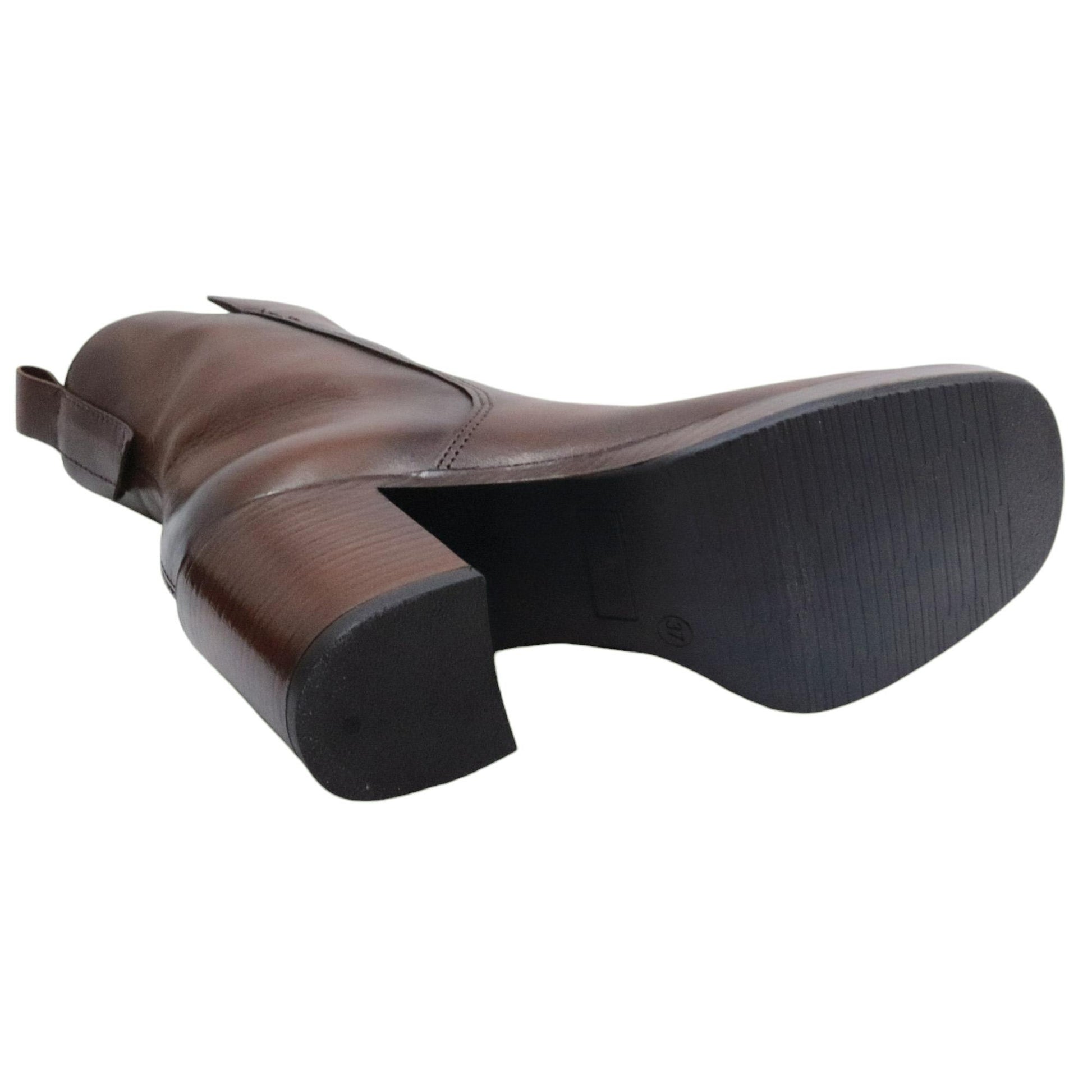 Stivaletto donna Mjus Maddalena P96212 in pelle marrone 