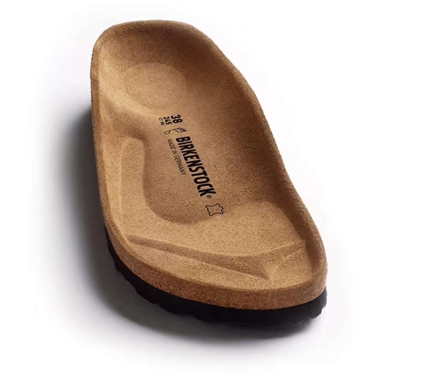 Birkenstock Kyoto Black sandalo uomo in nabuk e camoscio nero narrow fit 