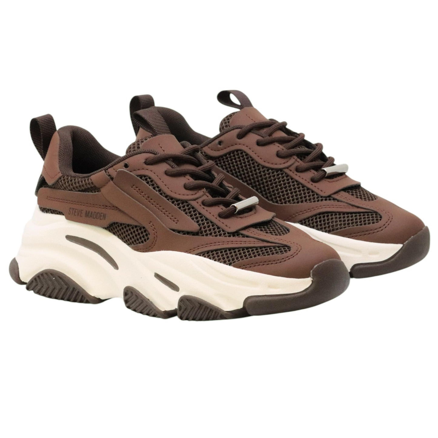 Steve Madden Possession sneaker donna in tessuto marrone 