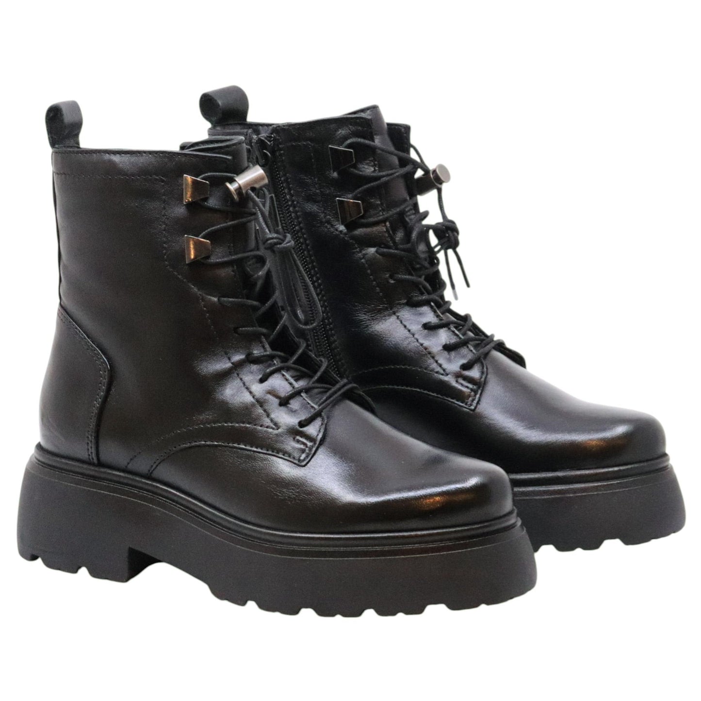 MJUS Orla L44212 anfibio donna in pelle nera 