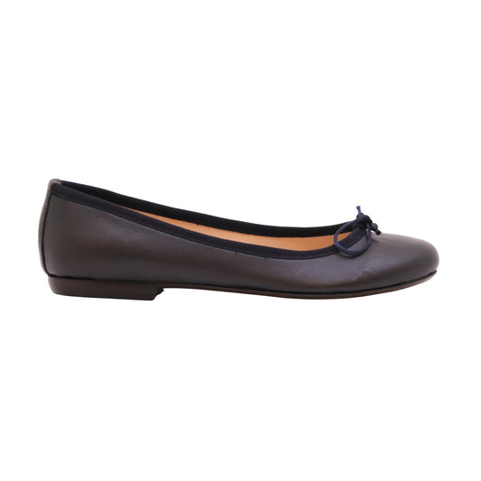 Jaffè 301 ballerina donna in pelle nappa blu elegante Made in Italy 