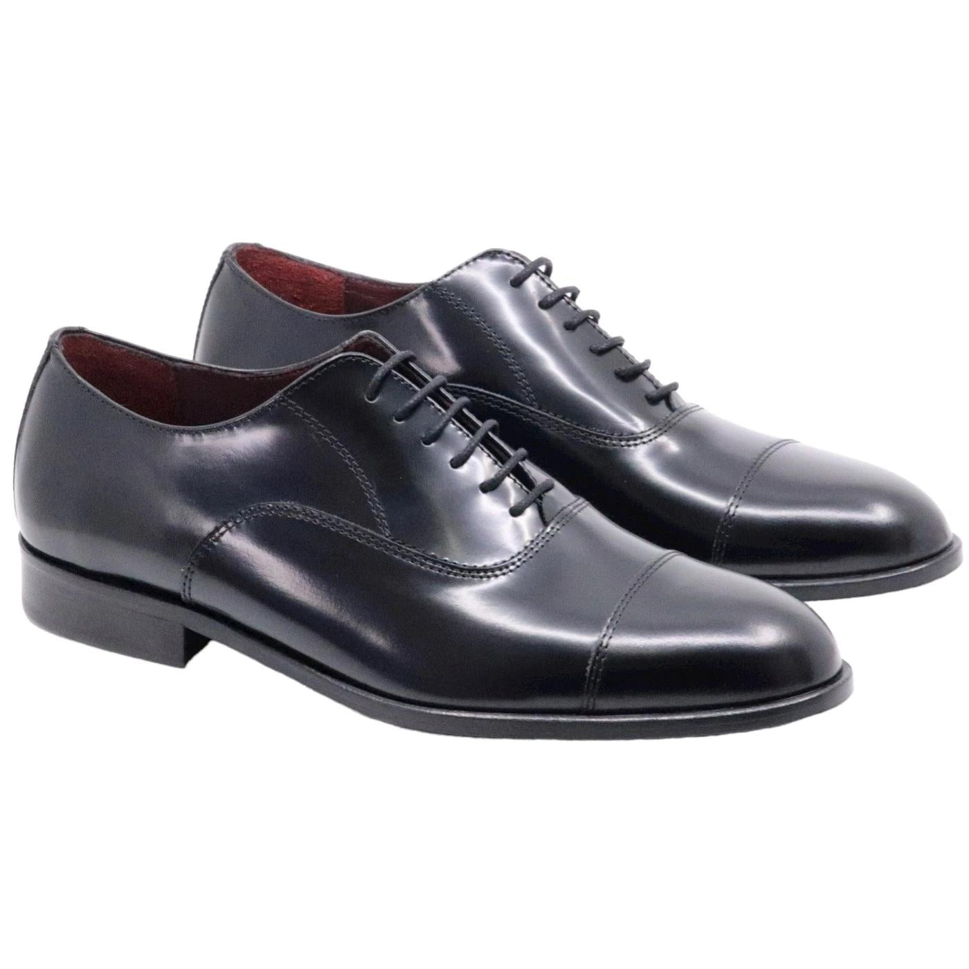 Scarpa Oxford Antica Cuoieria 22552 da uomo in pelle nera 