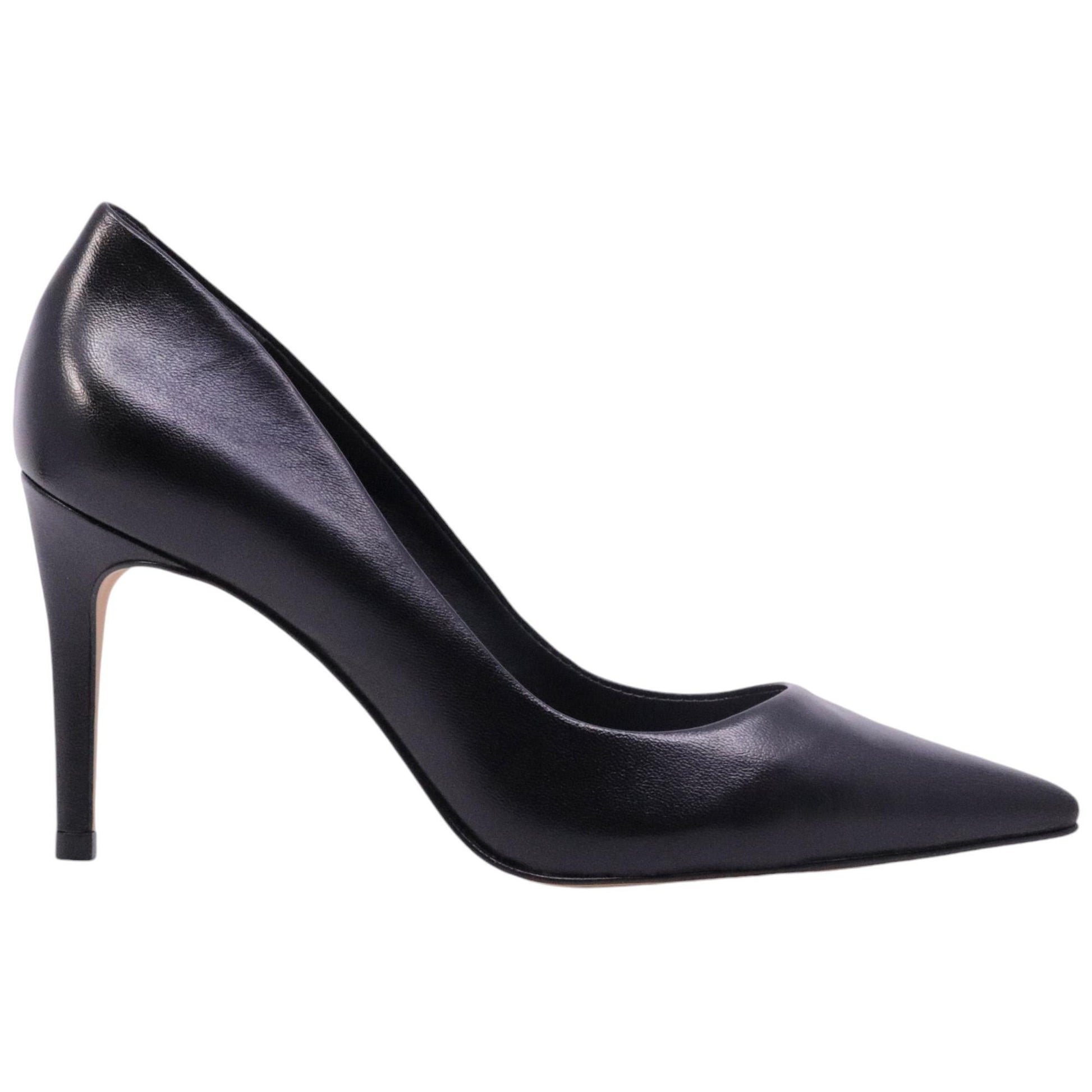 Décolleté donna Carrano 195009 in pelle di colore nero 