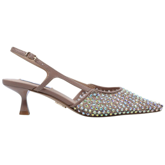 Steve Madden Legaci MR slingback donna in mesh tan multi 