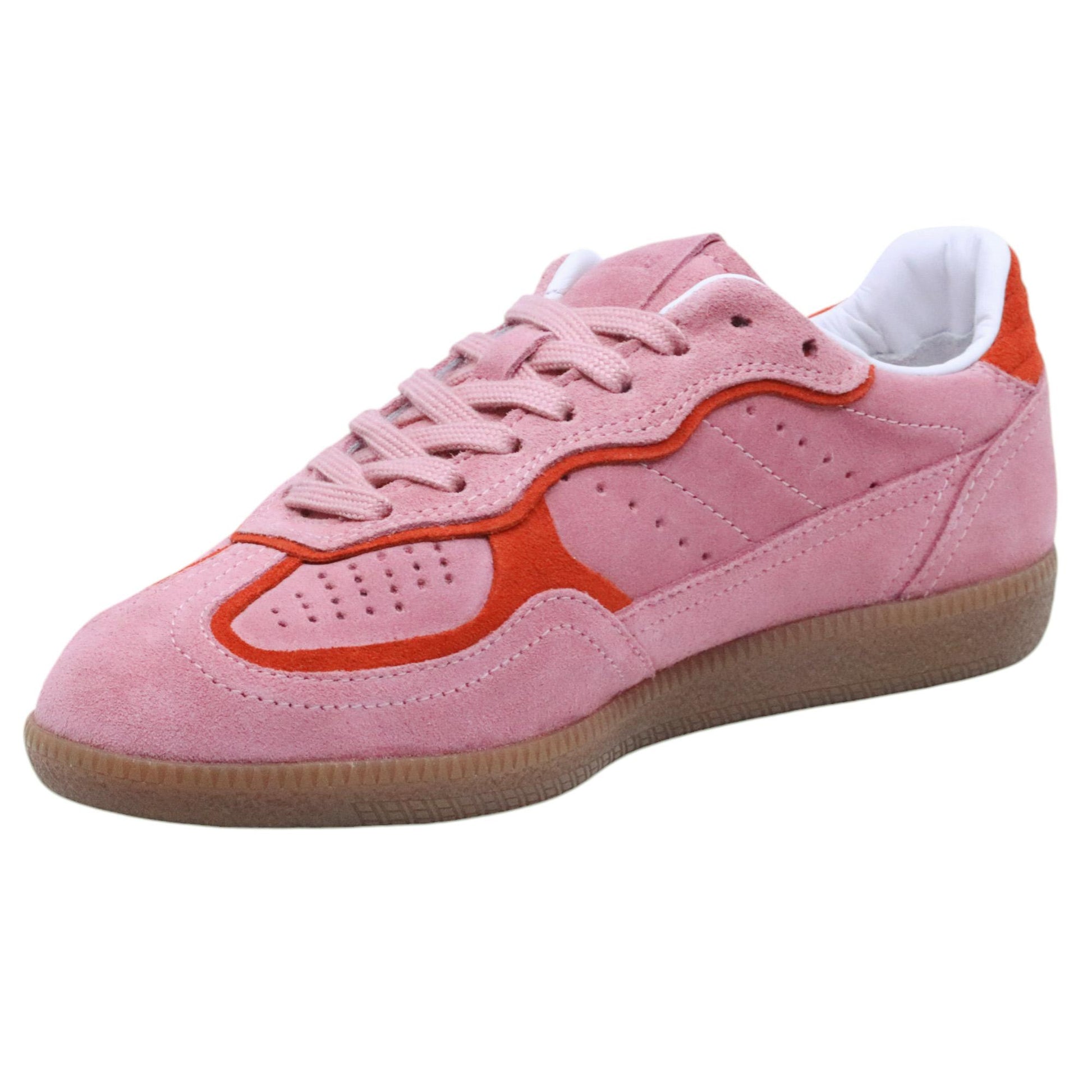 Sneaker donna Alohas 490 in camoscio rosa 