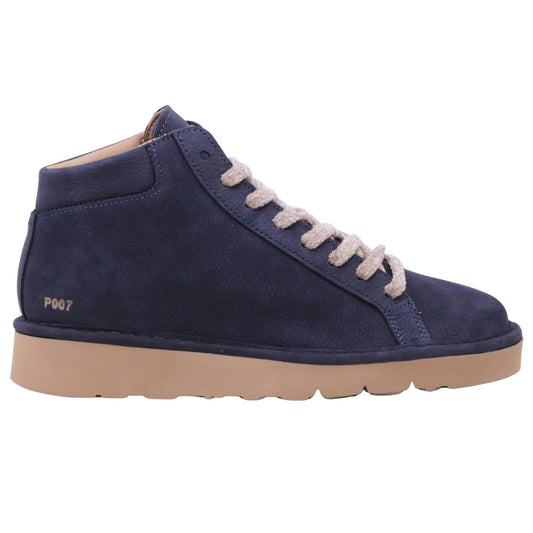 Panchic P007 ankle boot uomo nabuk blue 