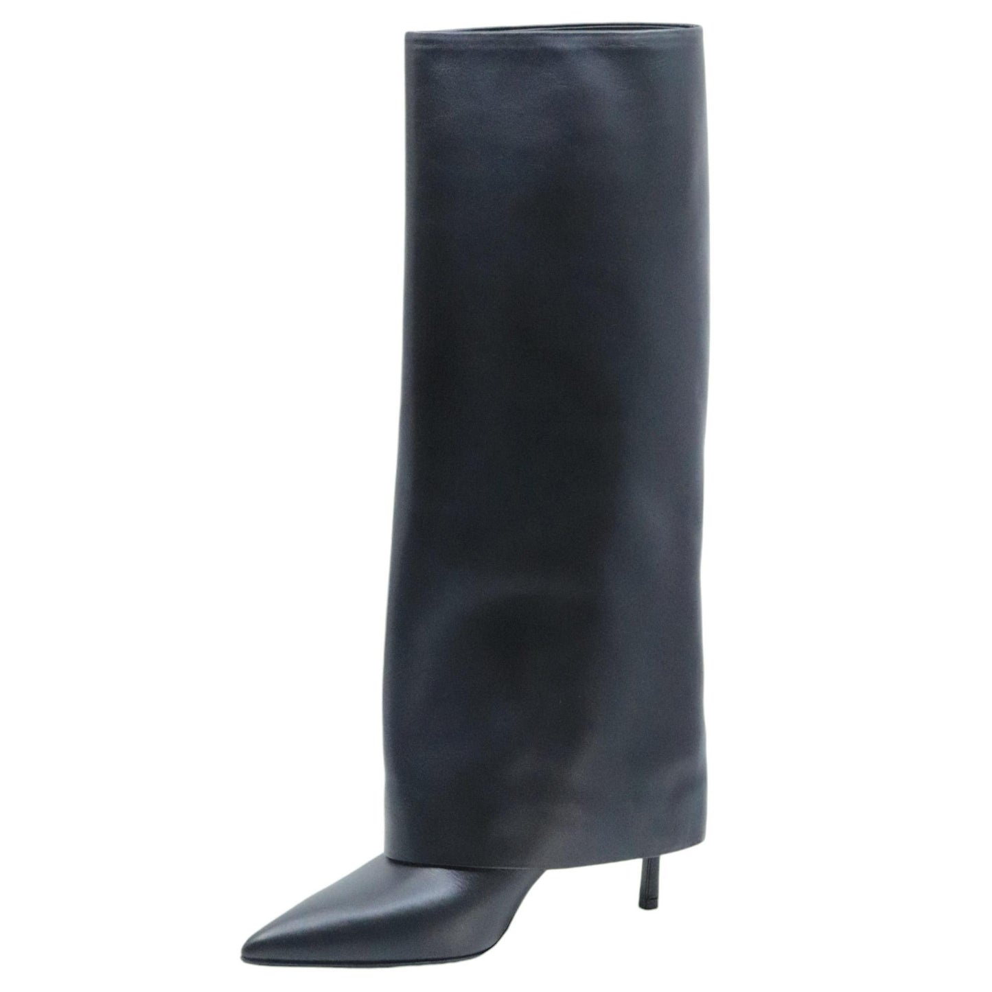 Stivale con ghetta Sergio Levantesi Gorizia in pelle nera 