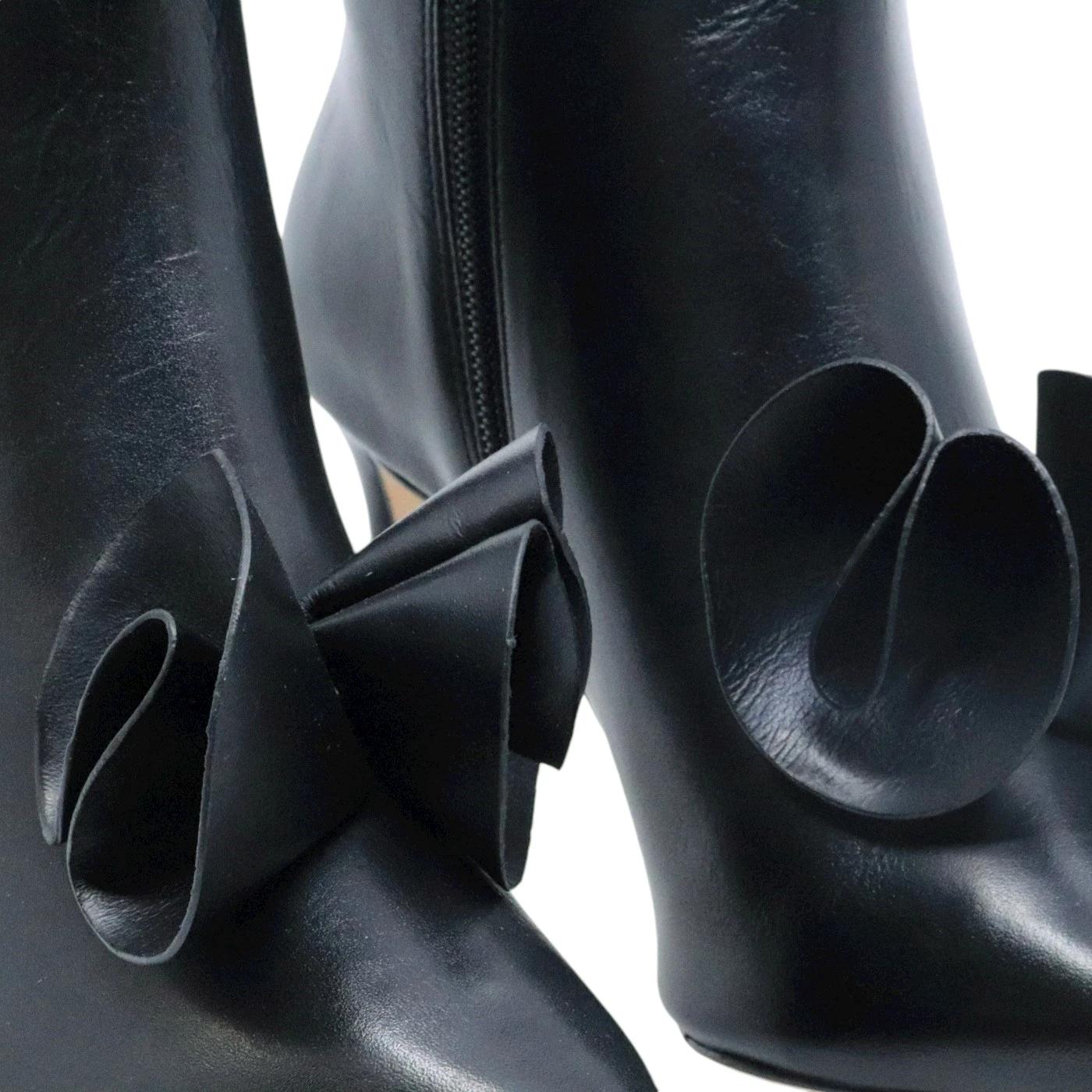 Tronchetto donna Guilhermina 2018 in pelle nera 