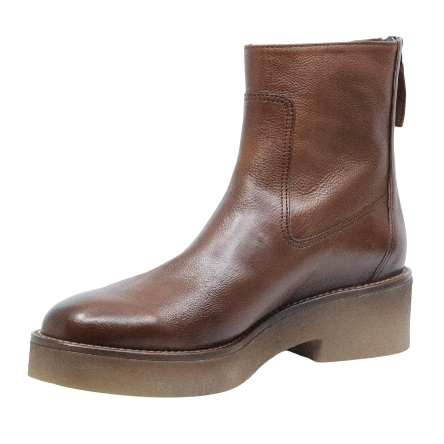 Stivaletto donna Triver Flight 775 02 in pelle marrone 