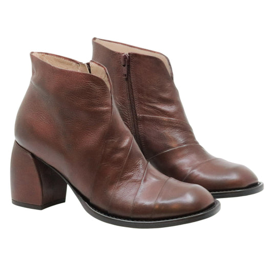 MLO Malloni Plant P25I98000 tronchetto donna in pelle barolo 