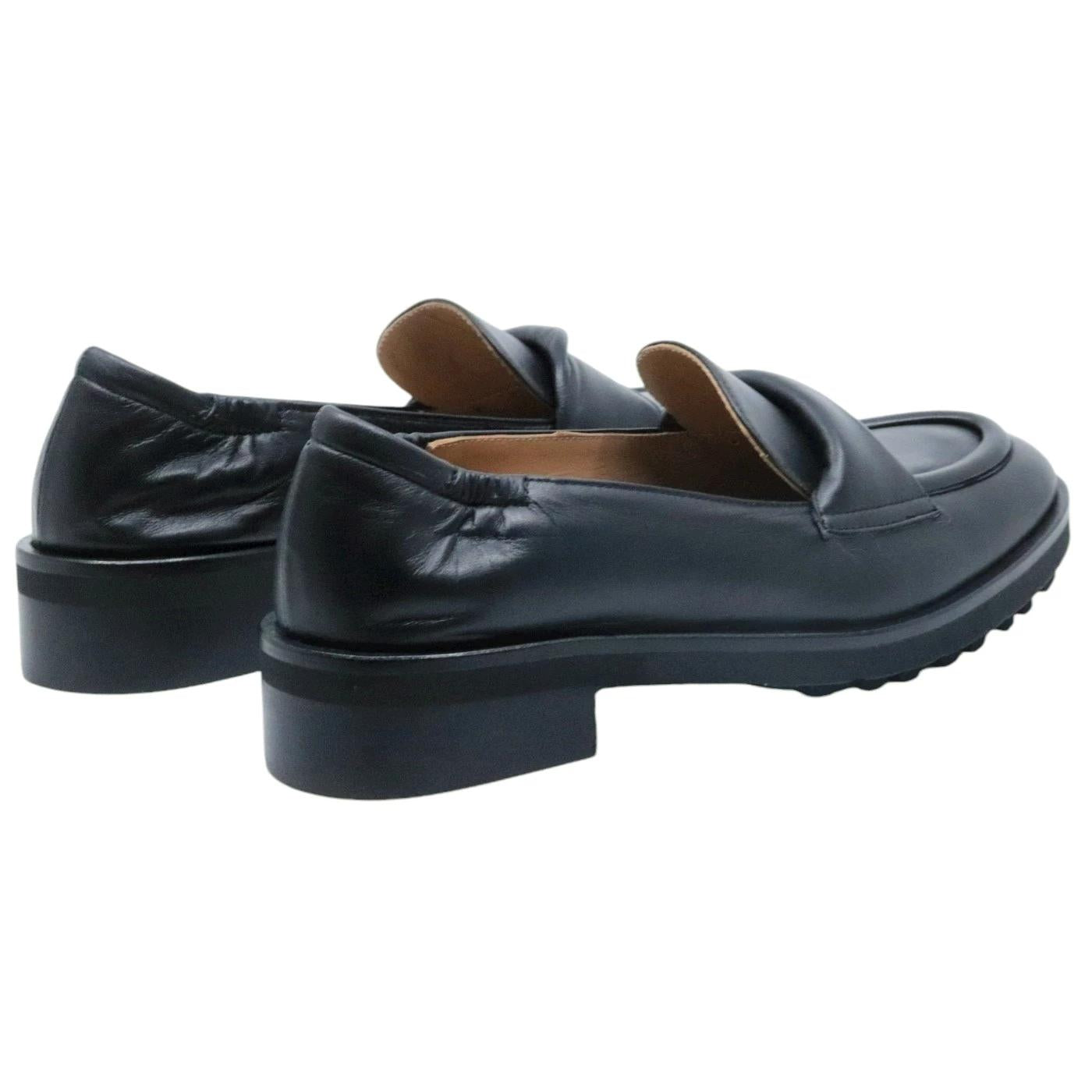 Mocassino donna Fabio Rusconi 2417 in pelle nero 