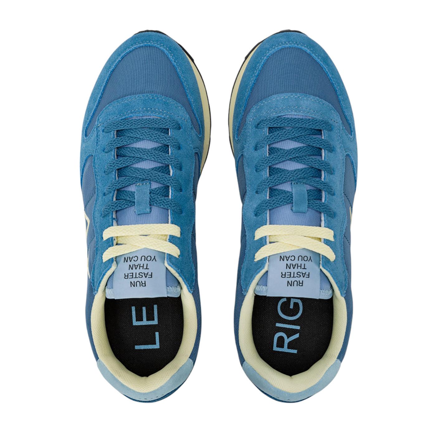 Sneaker uomo Sun68 Tom Multicolor Z35108 in tessuto azzurro avio 