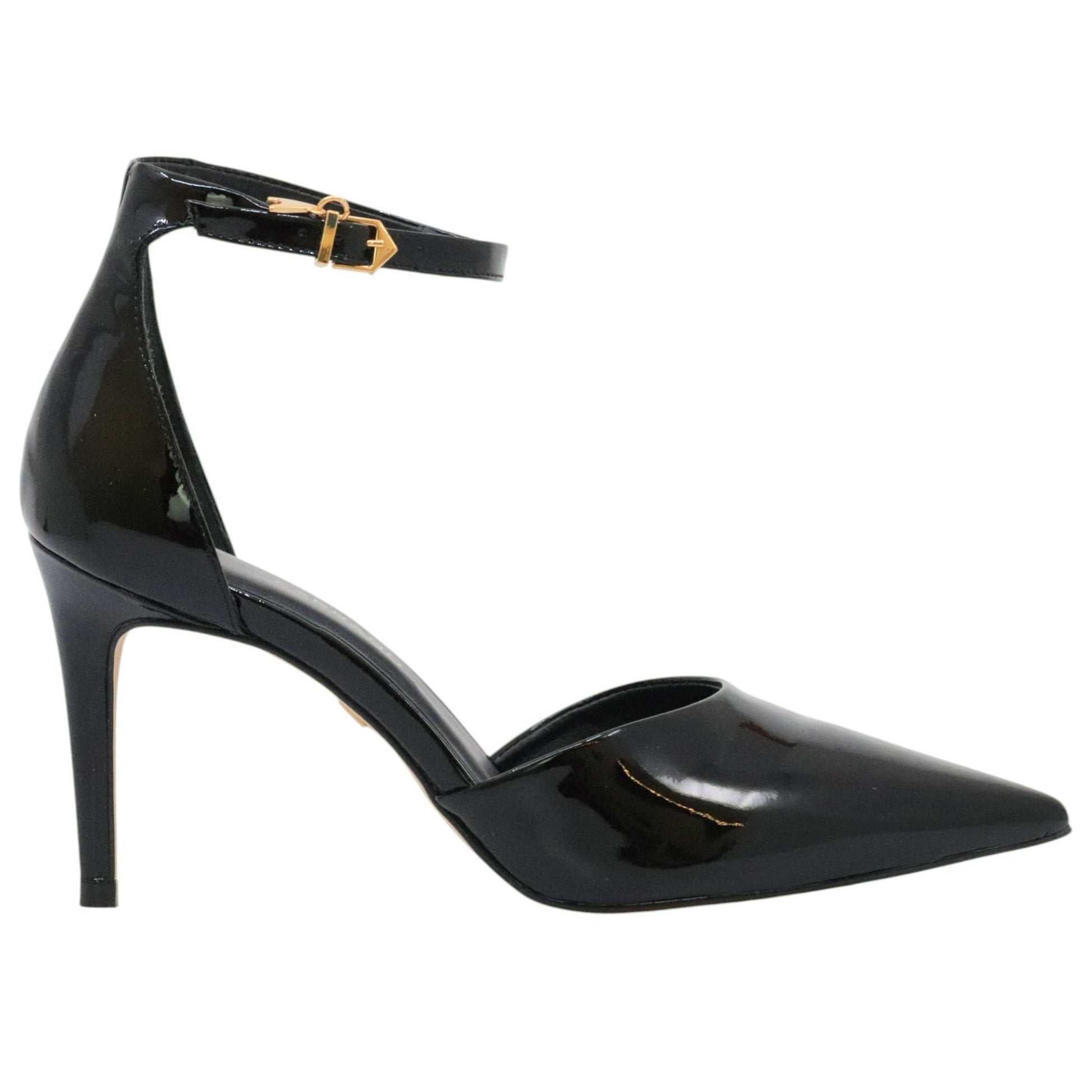 Carrano 195185 decolleté donna pelle vernice nera 