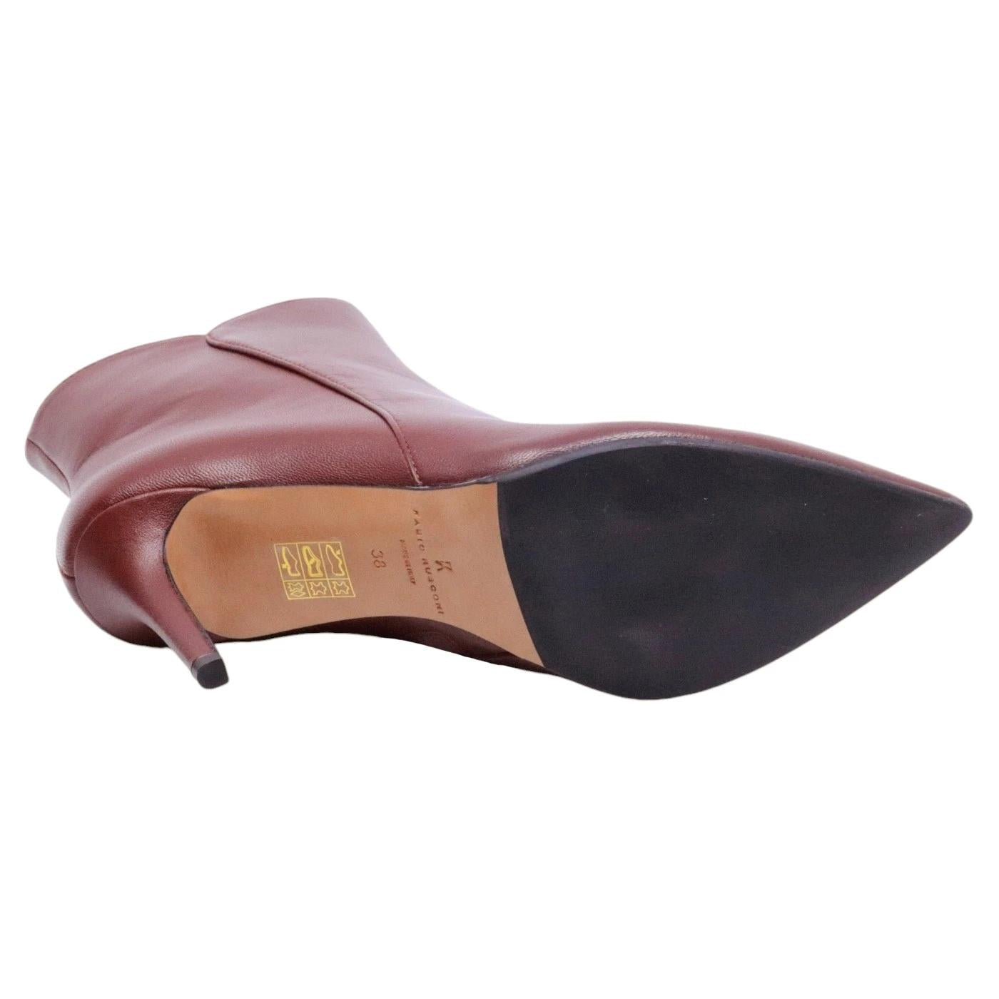 Tronchetto Fabio Rusconi Nick donna in pelle bordeaux 