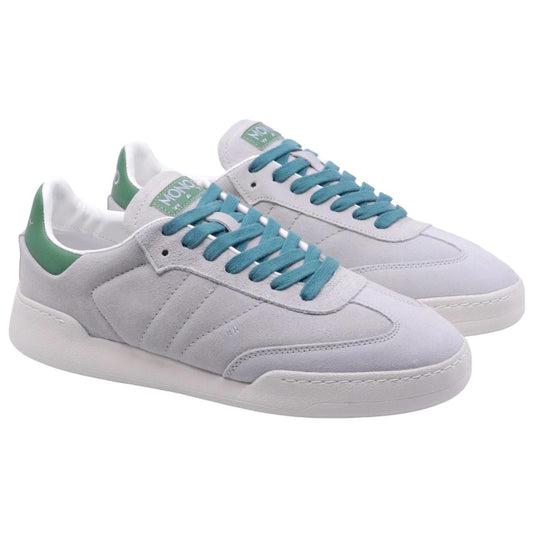 Sneaker uomo Mono Way Jiha in pelle scamosciata grigia 