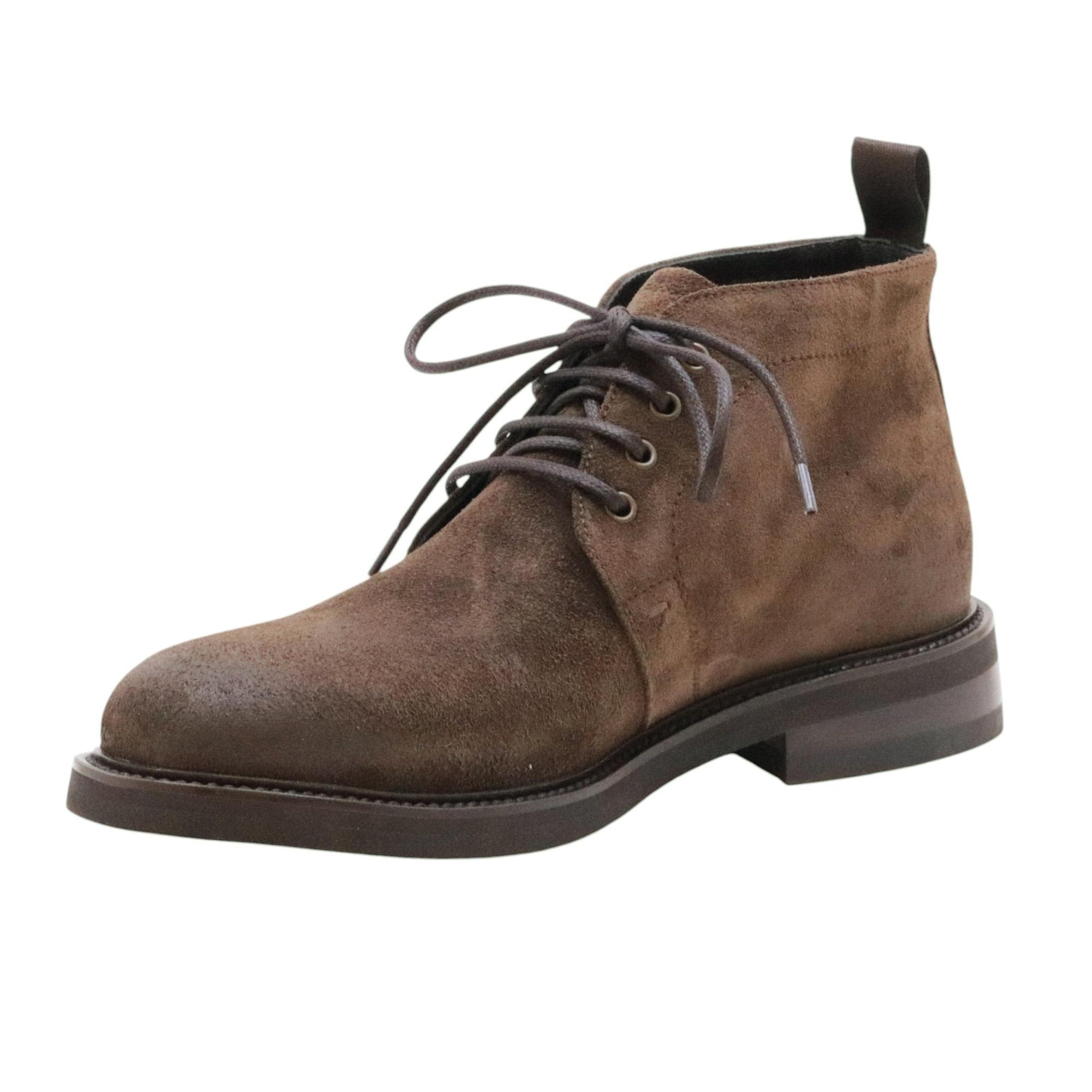 Ducanero 2762 polacchino uomo in camoscio marrone 