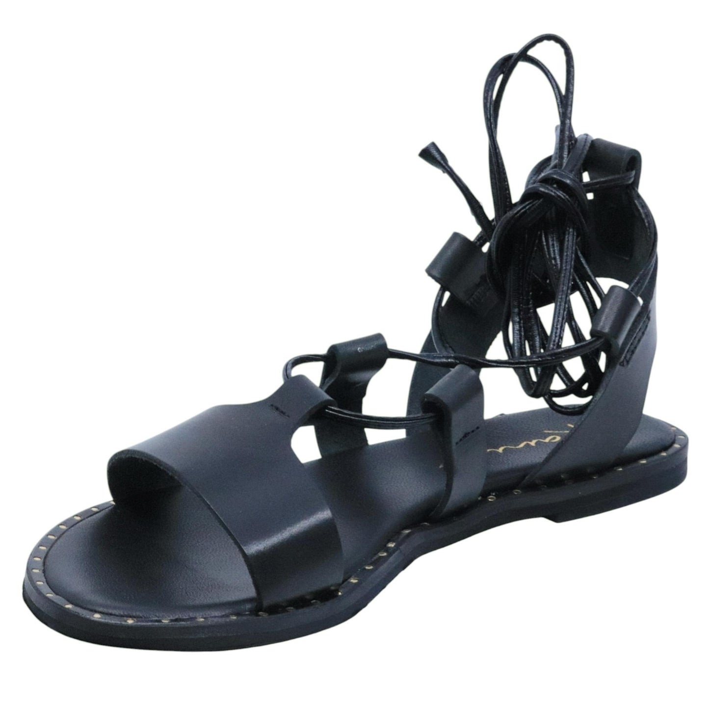 Sandalo donna Ranyé PCB05 in pelle nera 