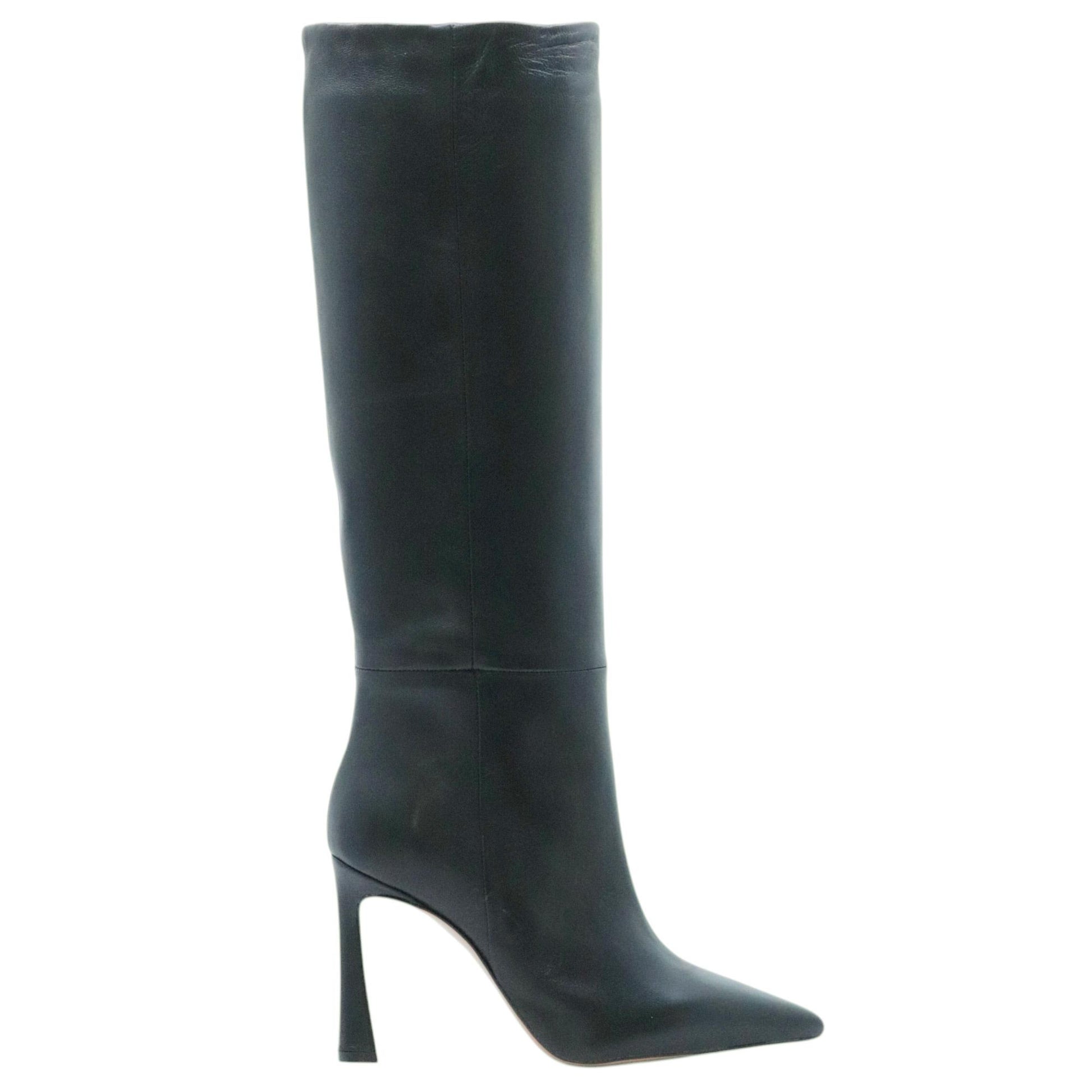 Bianca Di R913N stivale donna in pelle nera 