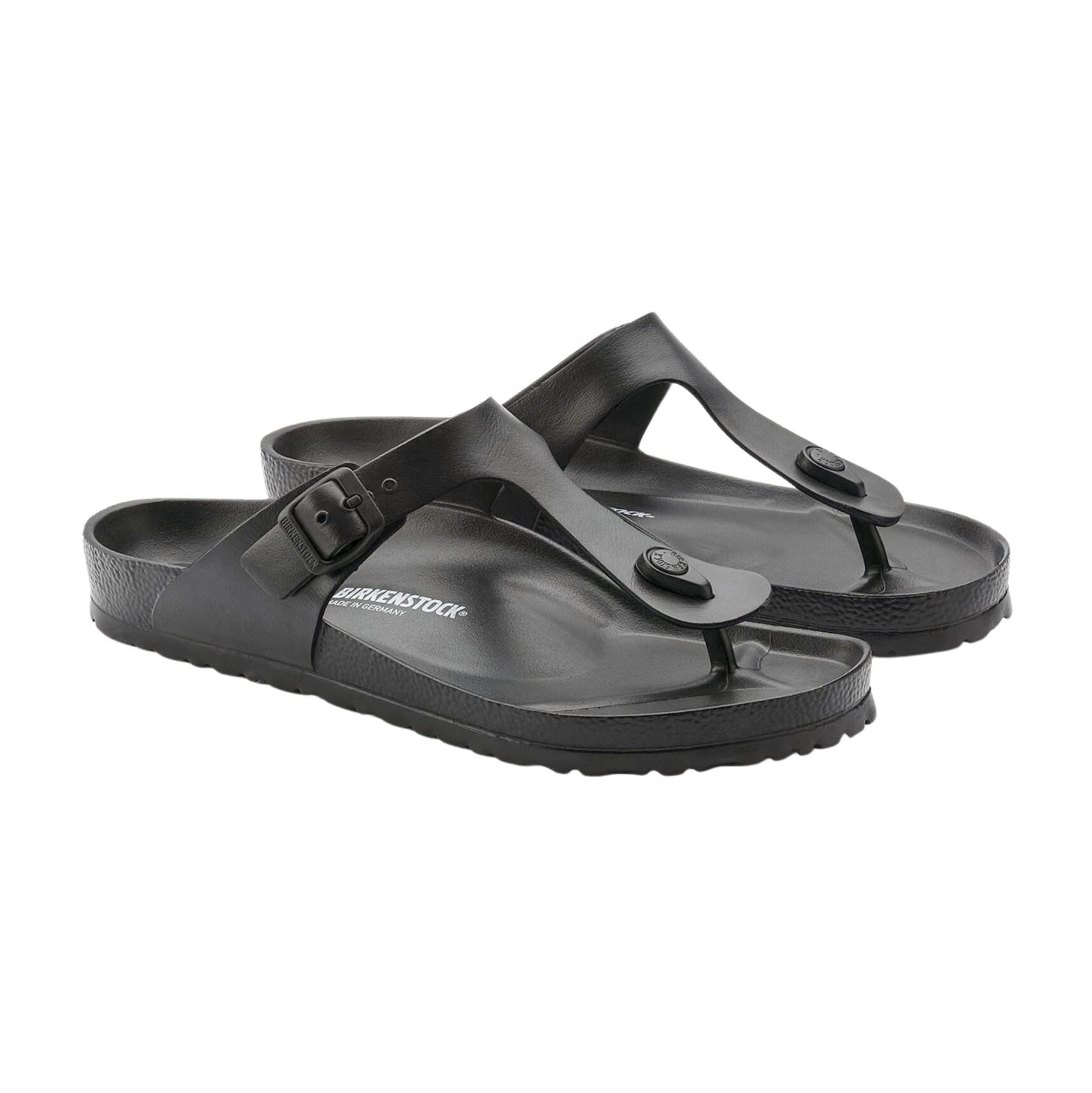 Birkenstock Gizeh EVA infradito donna uomo in EVA nero ultraleggero waterproof regular fit 