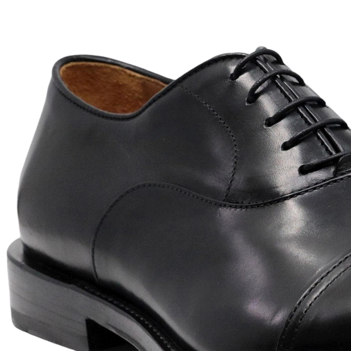 Scarpa Oxford uomo Corvari 1823 in pelle nera 