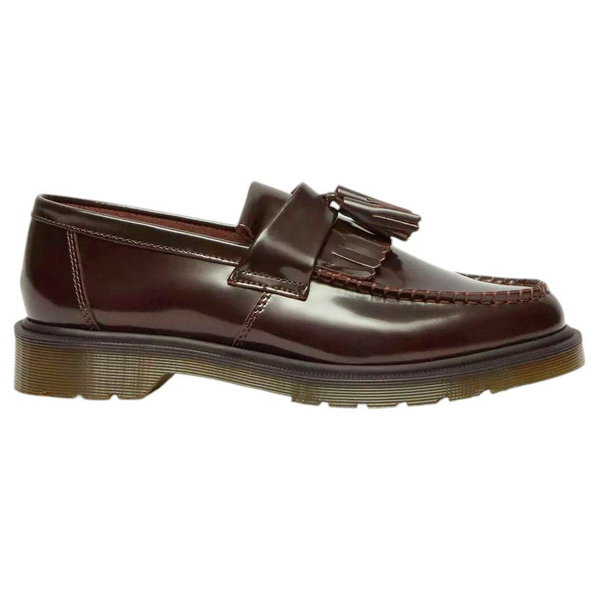 Dr. Martens Adrian loafer unisex in pelle Arcadia rossa ciliegia 