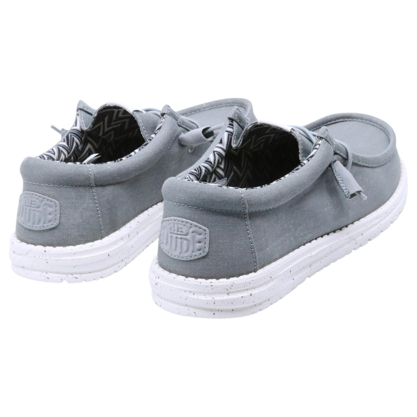 Hey Dude Wally Canvas sneaker uomo in grigio 