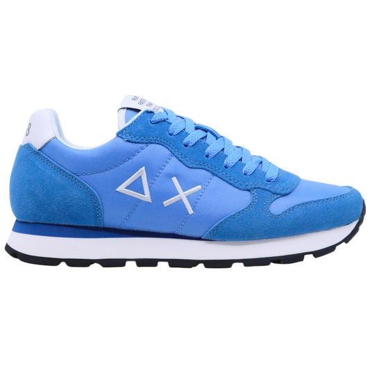 Sneaker uomo Sun68 Tom Solid Z35101 in tessuto azzurro avio 