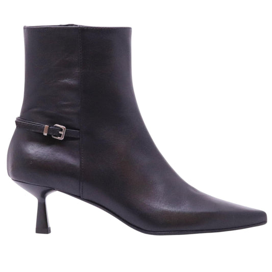 Chantal 2746 tronchetto donna in pelle nera 