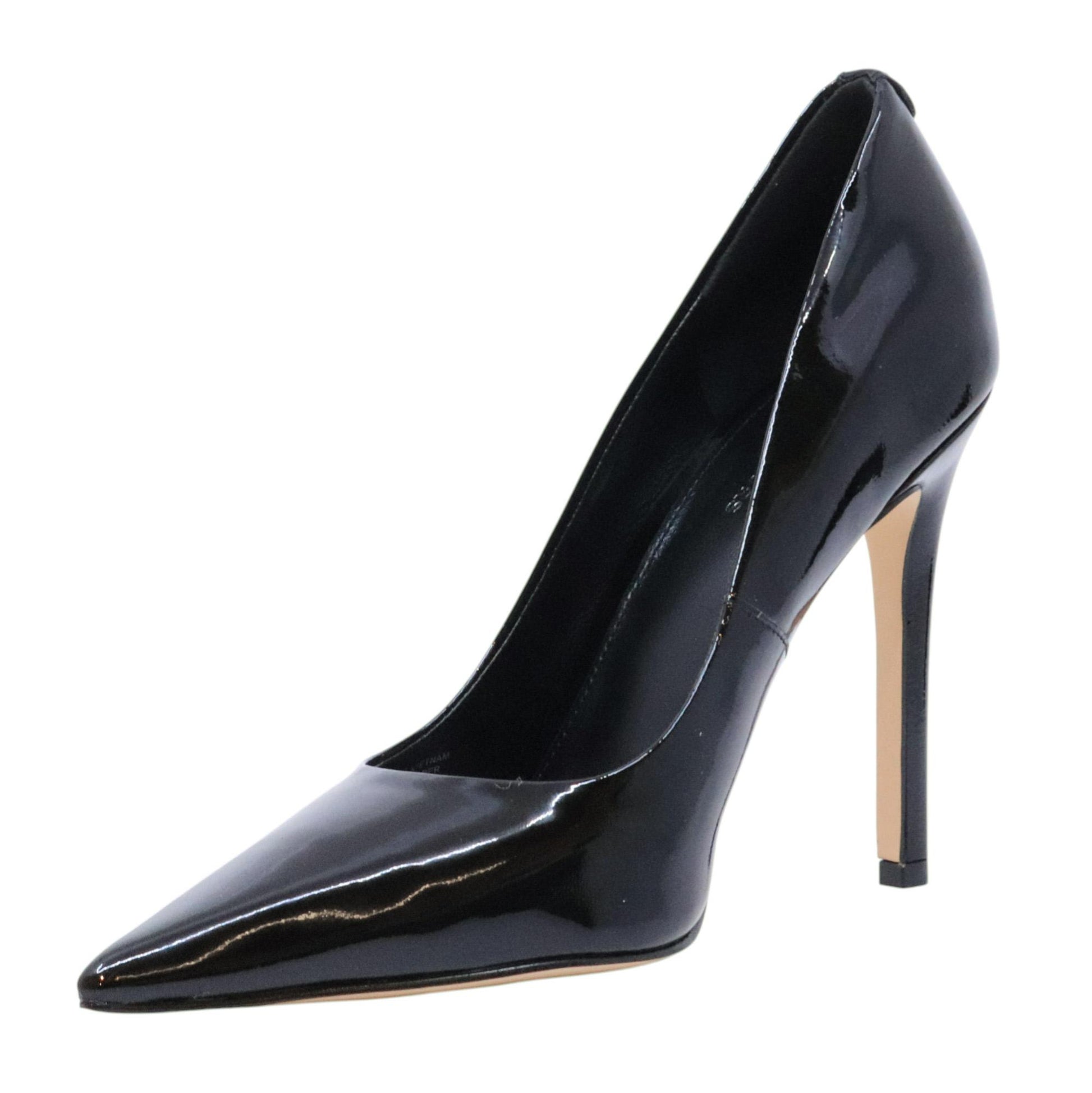 Michael Kors Elyse High Pump décolleté donna in pelle verniciata nera 