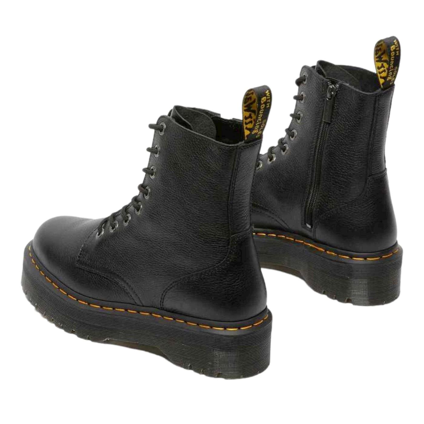 Dr. Martens Jadon III anfibio platform donna in pelle pisa nera 