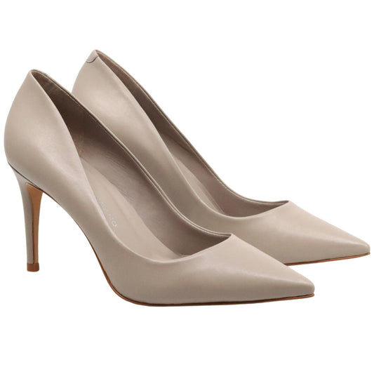 Décolleté donna Carrano in pelle di colore grigio 