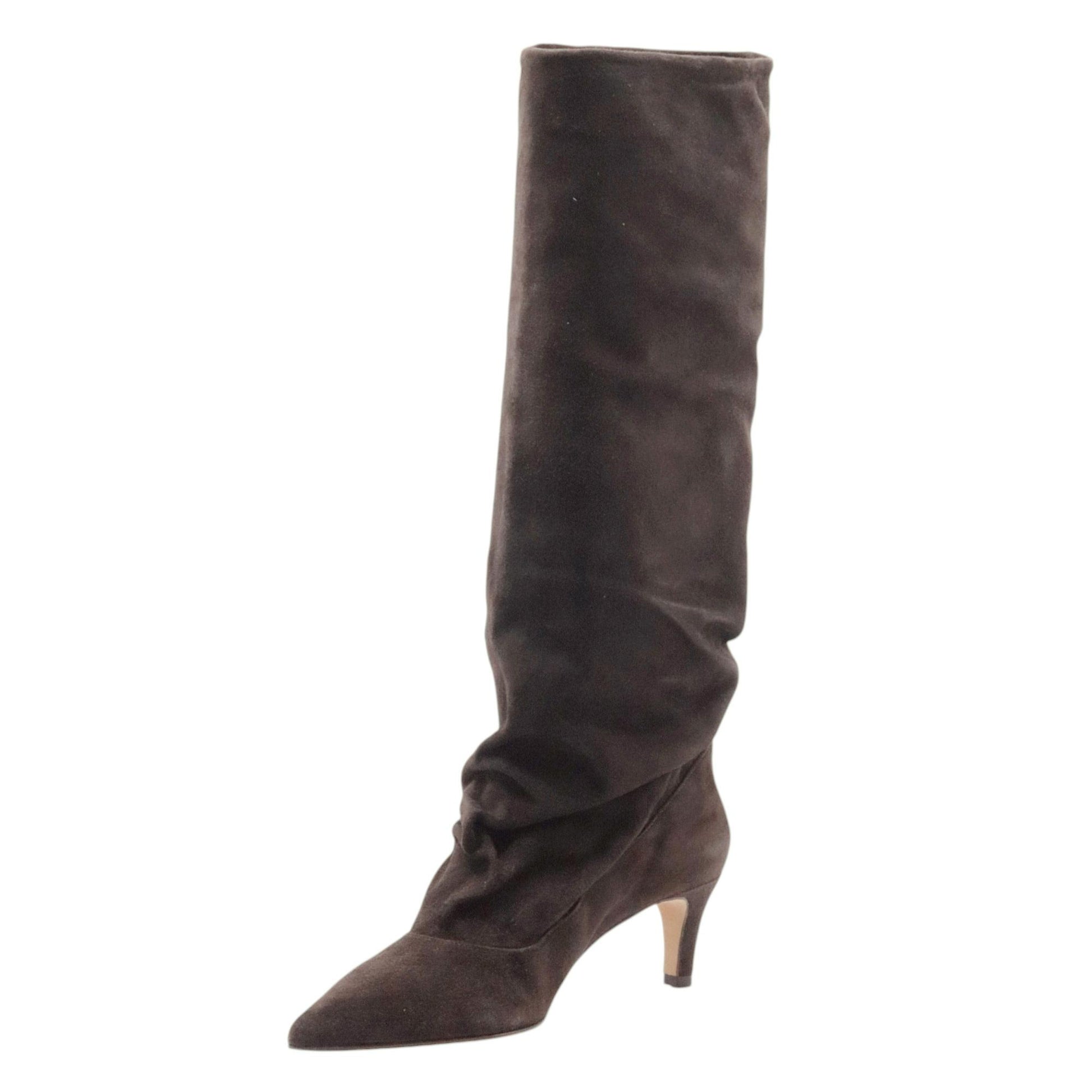 The Seller se2031 stivale donna in camoscio marrone 