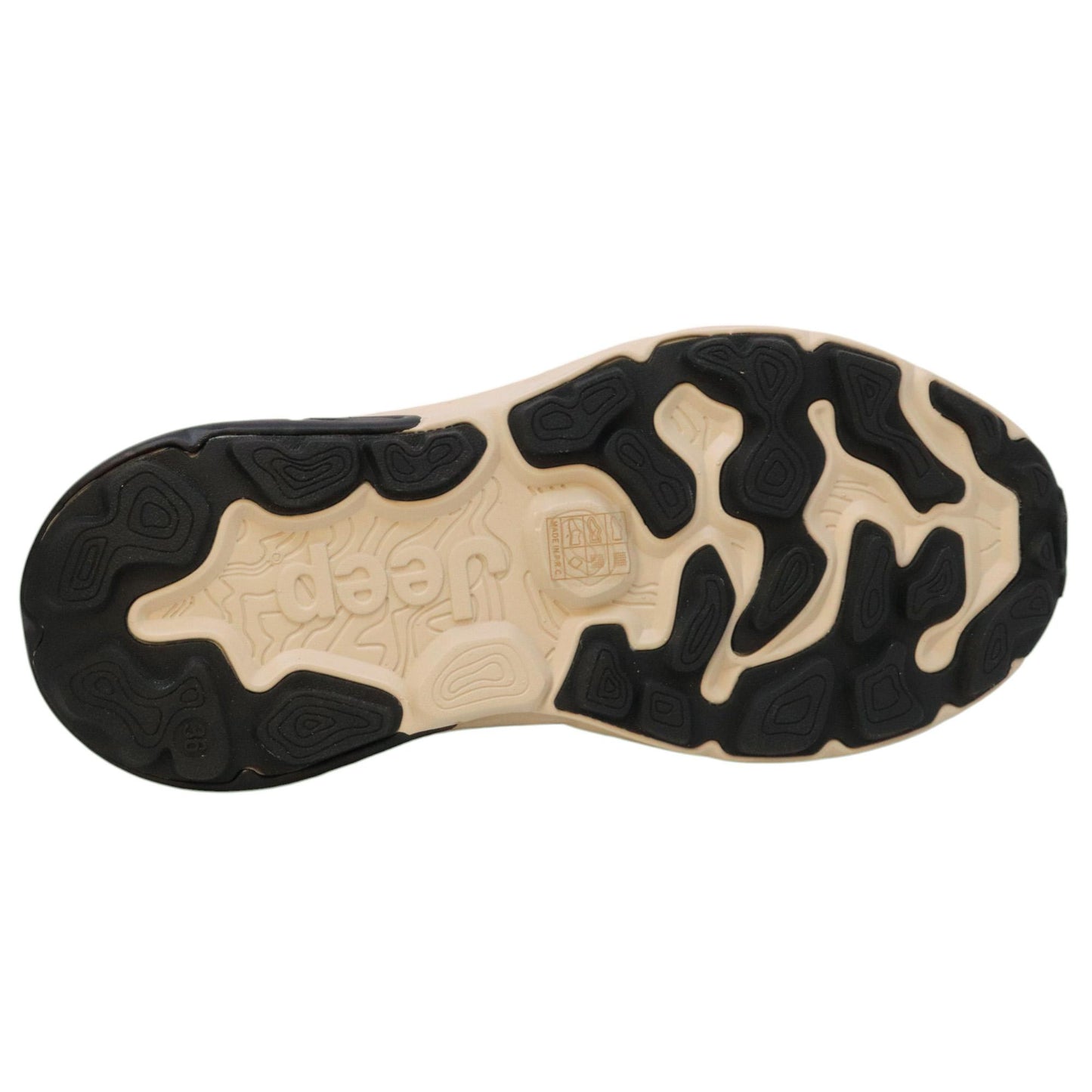 Jeep Footwear Groove sneaker donna in tessuto nero e zebrato 
