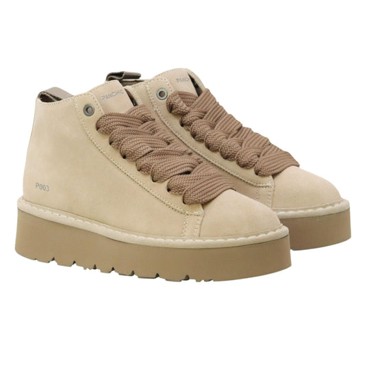 Panchic P003 polacchino donna in suede sand 