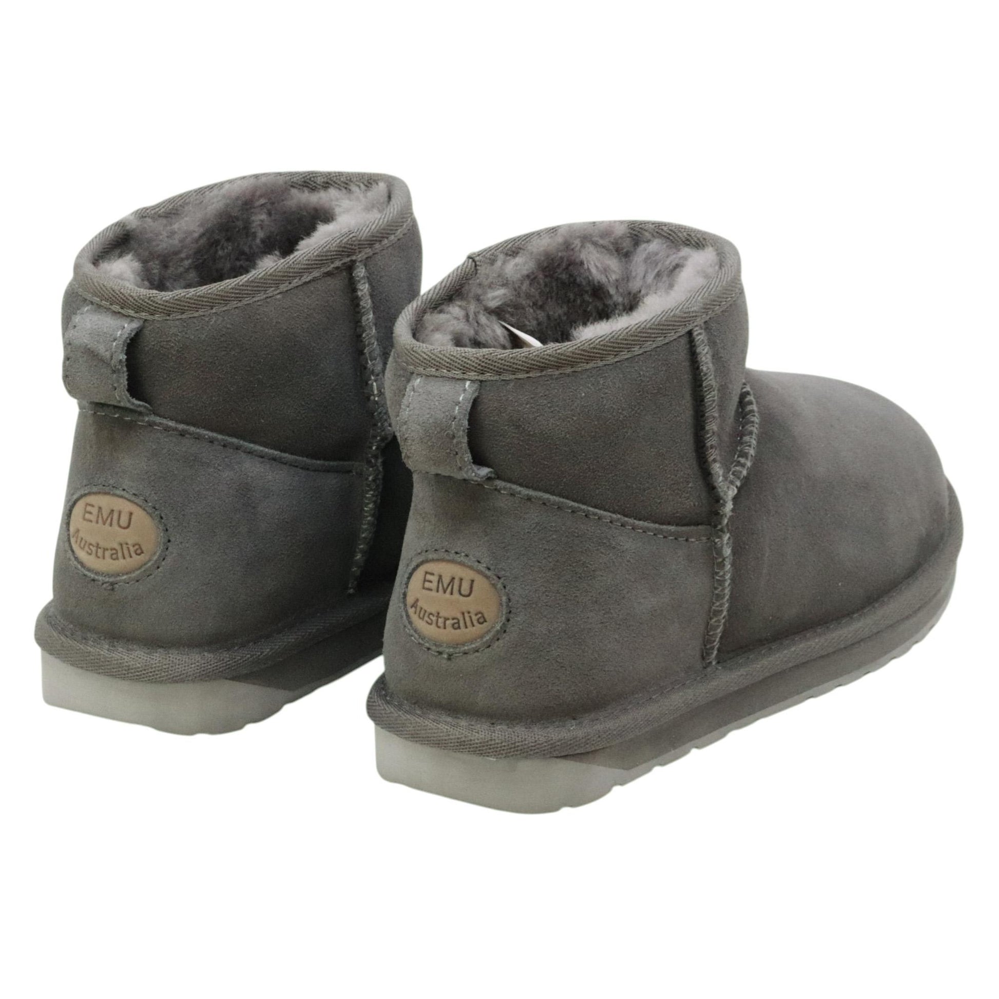 Emu Australia Stinger Micro stivaletti donna in montone grigio antracite 
