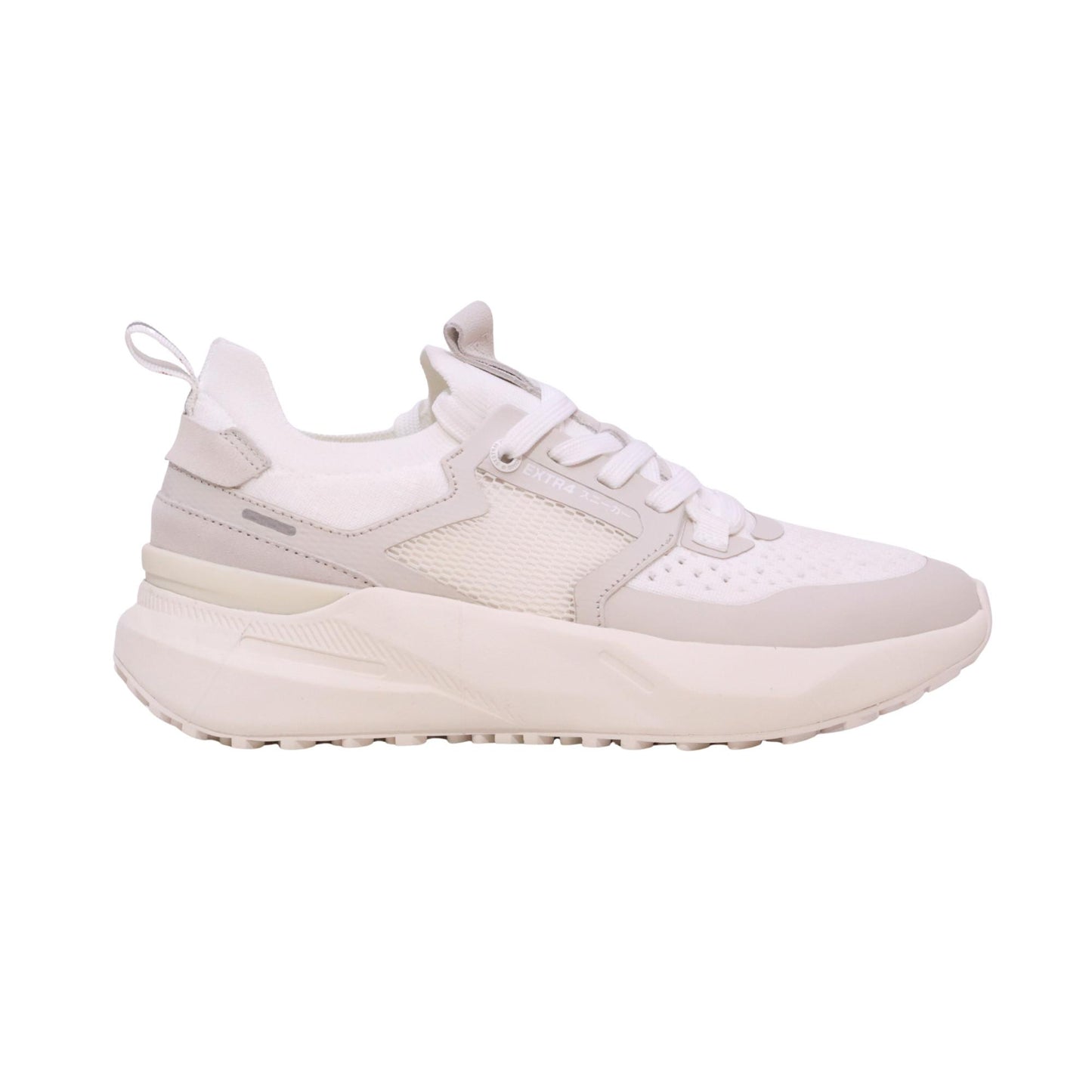 Extr4 Kaizen 3.01 sneaker donna bianca in tessuto tecnico traspirante 