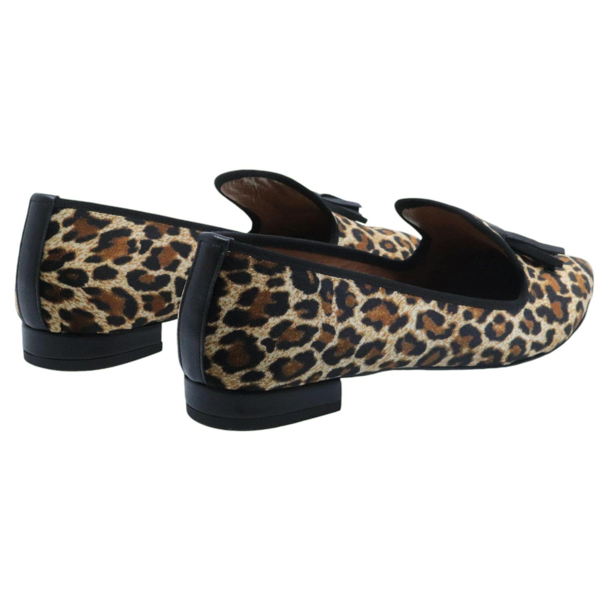 Ballerina da donna Jaffè modello 641 in velluto cavallino maculato 