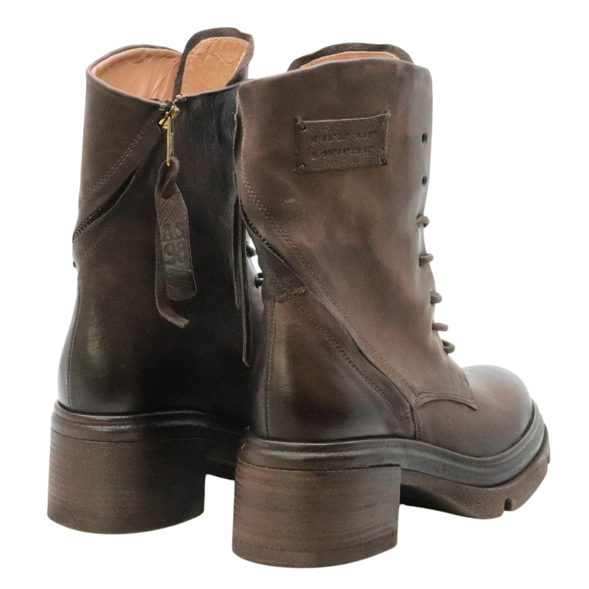 AS98 Eden A89229 anfibio donna in pelle marrone ebano 