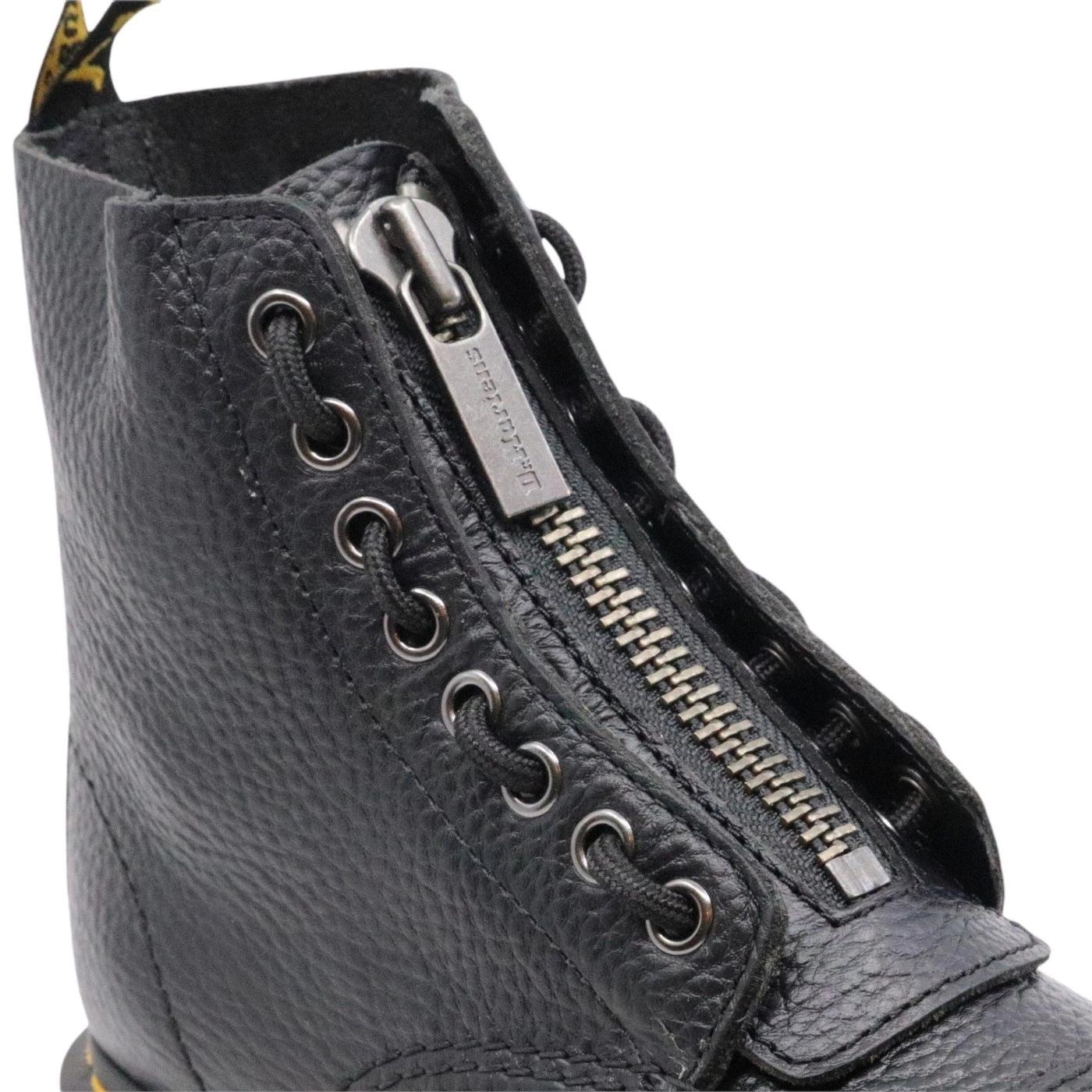 Dr. Martens Sinclair 22564001 anfibio donna pelle nera Milled Nappa 