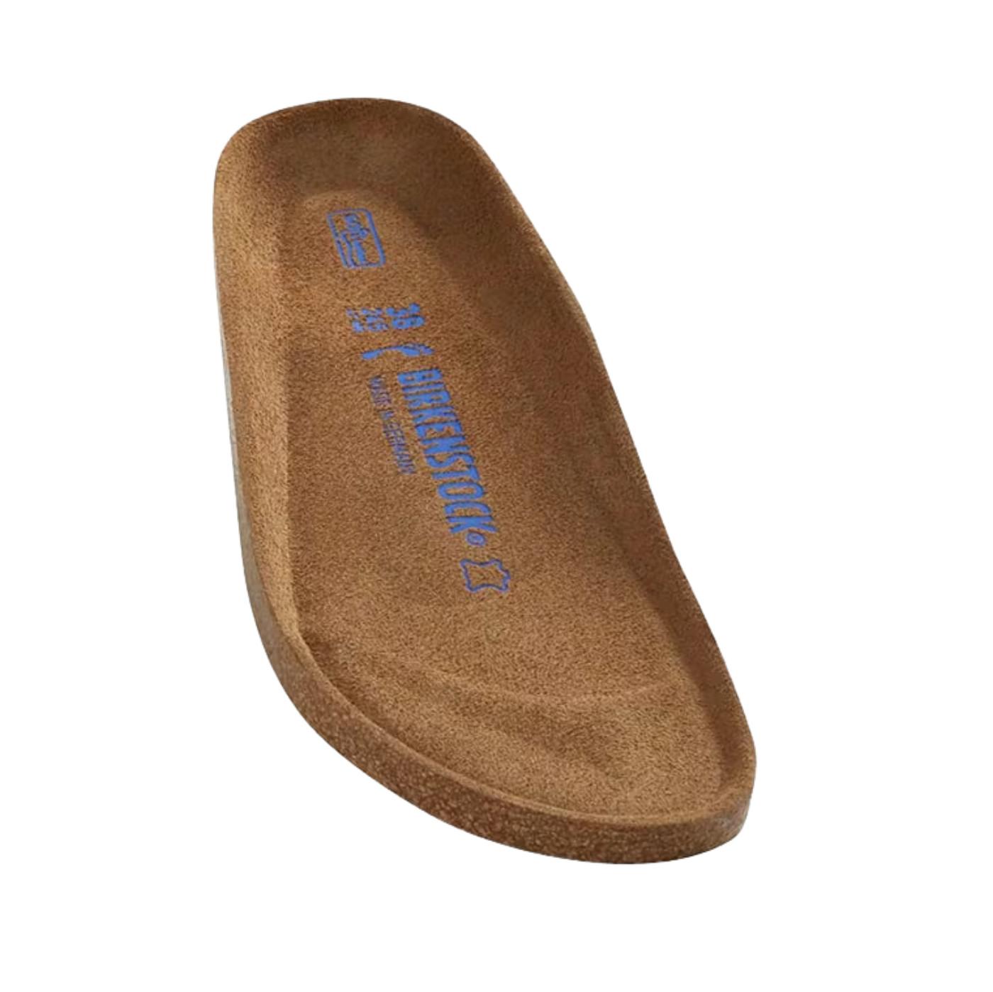 Birkenstock Arizona Soft Footbed Nubuck Leather Mink sandalo unisex in nabuk soft footbed narrow fit 