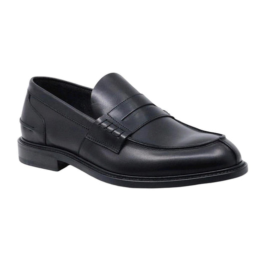 Mocassino Douglas 784 da uomo in comoda pelle di colore nero 