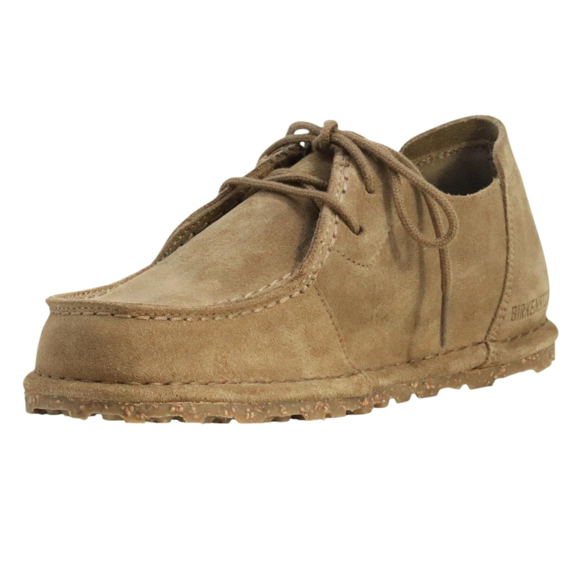 Birkenstock Utti Lace mocassino donna in camoscio gray taupe 