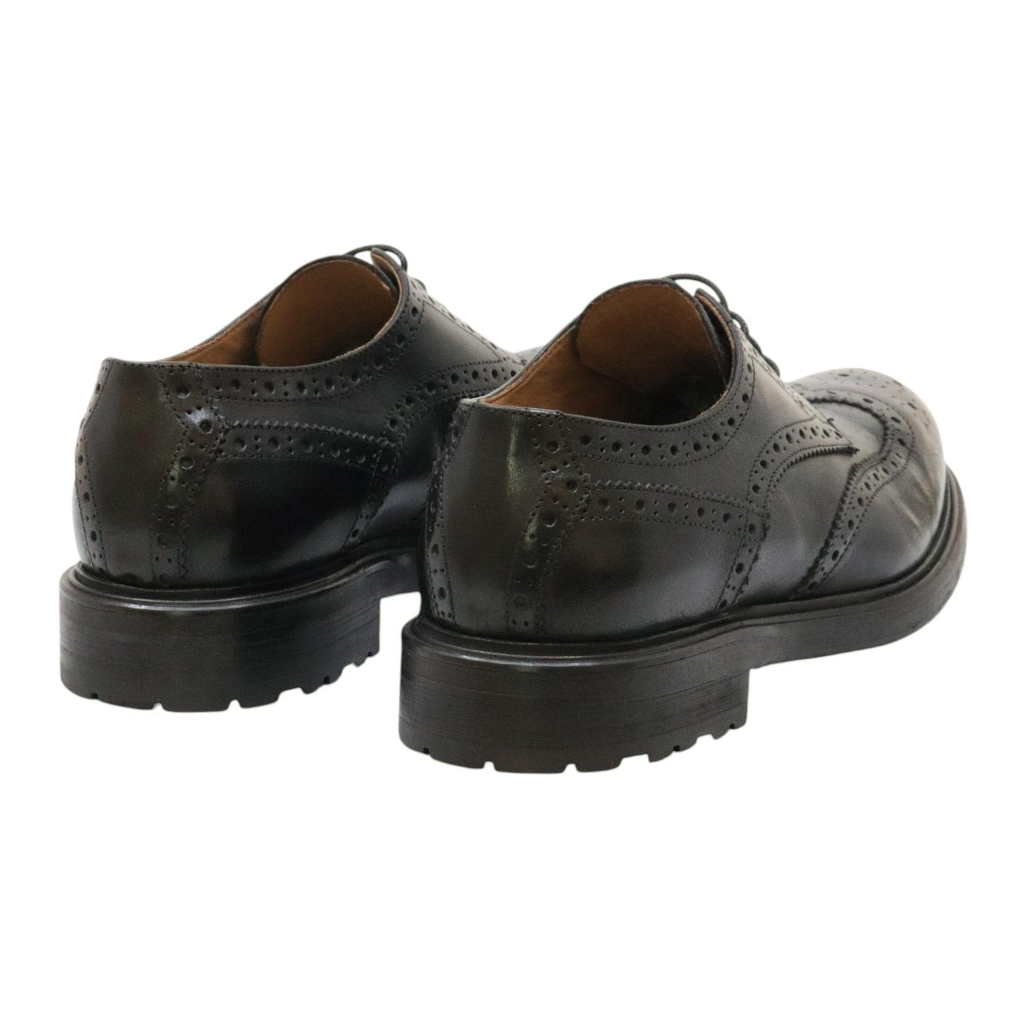 Crispiniano 481 derby uomo pelle nera 